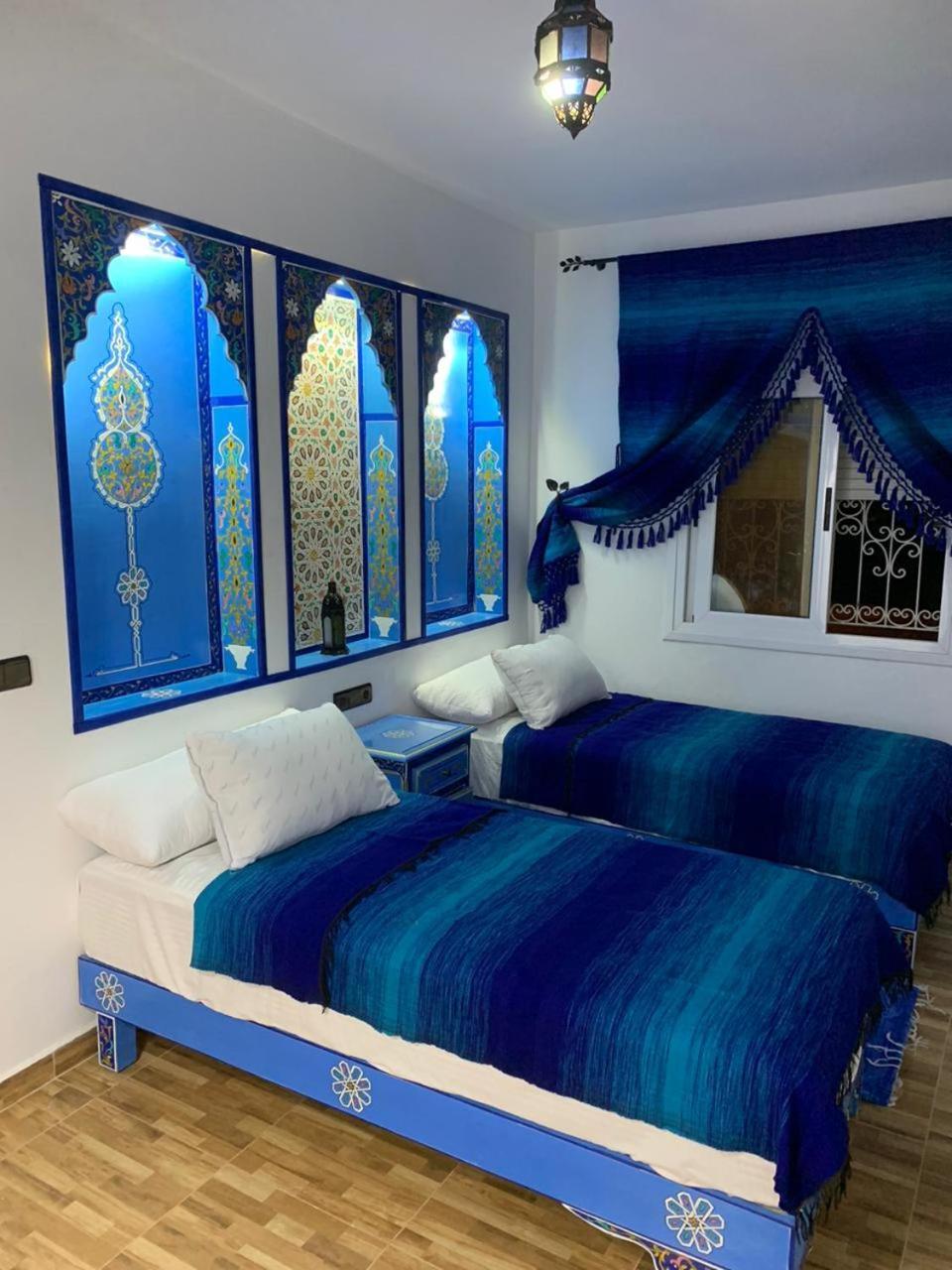 Dar Achraf Apartment Chefchaouen Bagian luar foto